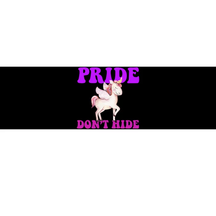 Celebrate Lgbtq Pride Events Month Pride DonT Hide Unicorn Bumper Sticker