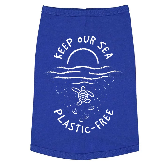 Consume Less Plastic Great Gift World Sea Ocean Turtles Gift Doggie Tank