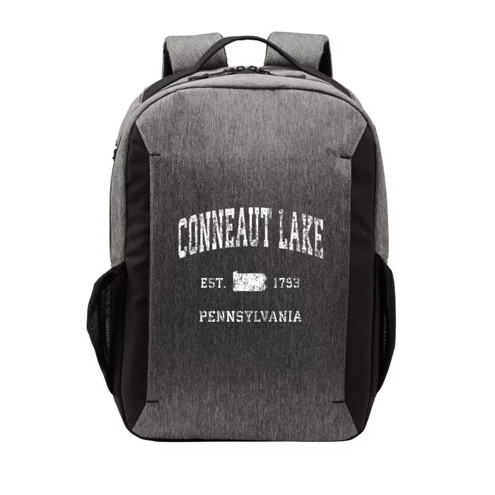 Conneaut Lake Pennsylvania PA Vintage Athletic Sports Vector Backpack