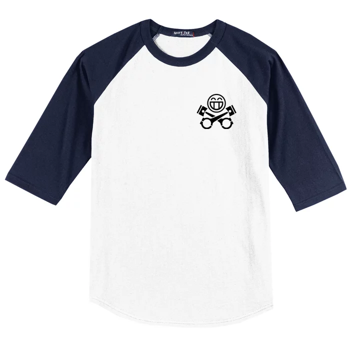 Car Lover Pocket Logo Baseball Sleeve Shirt