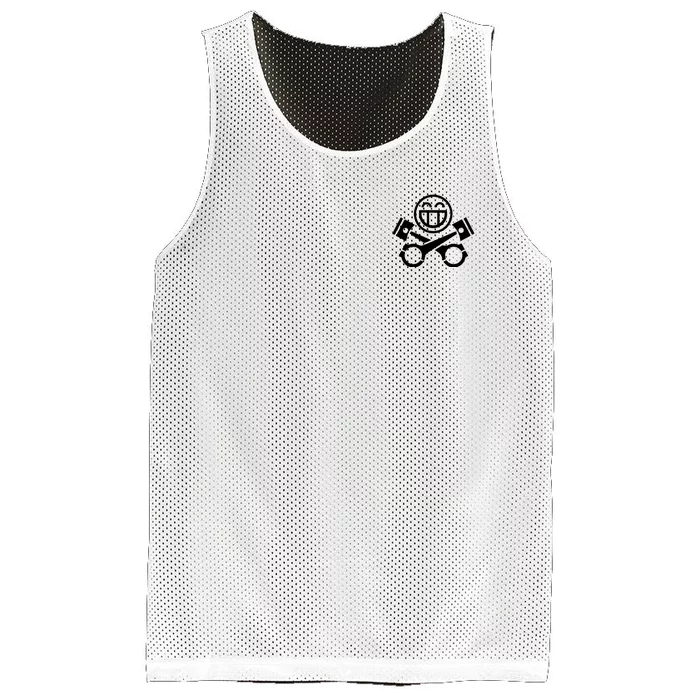 Car Lover Pocket Logo Mesh Reversible Basketball Jersey Tank