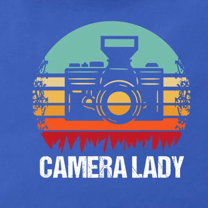 Camera Lady Photographer Gift Zip Tote Bag