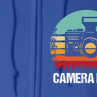 Camera Lady Photographer Gift Full Zip Hoodie