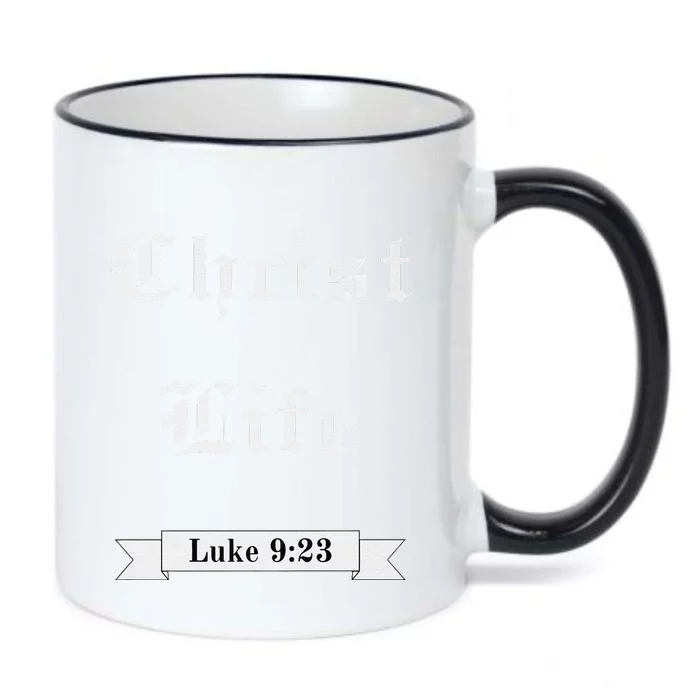 Christ Life Premium Black Color Changing Mug