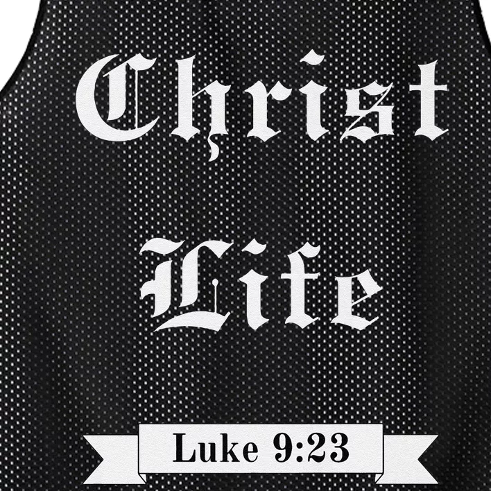 Christ Life Premium Mesh Reversible Basketball Jersey Tank