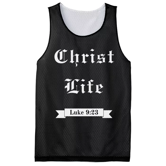 Christ Life Premium Mesh Reversible Basketball Jersey Tank