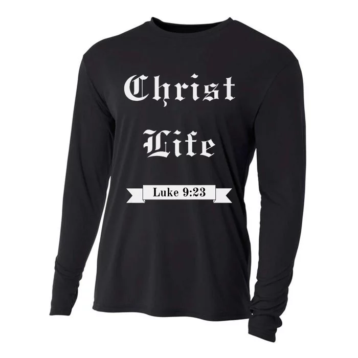 Christ Life Premium Cooling Performance Long Sleeve Crew