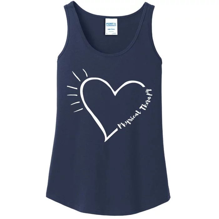 Cute Love Physical Therapy Therapist Shirts Gift For PT Ladies Essential Tank