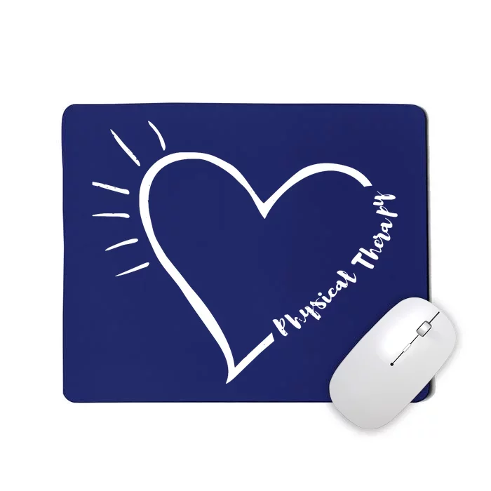 Cute Love Physical Therapy Therapist Shirts Gift For PT Mousepad