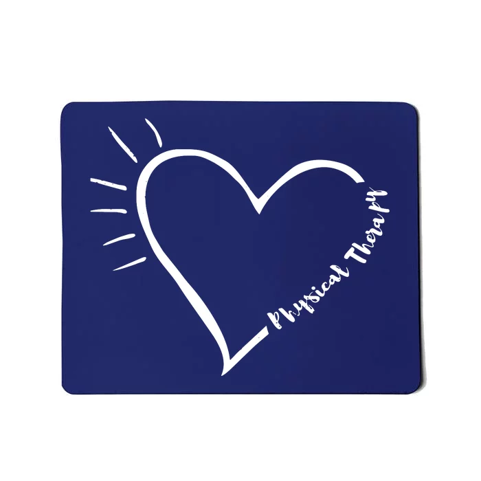 Cute Love Physical Therapy Therapist Shirts Gift For PT Mousepad