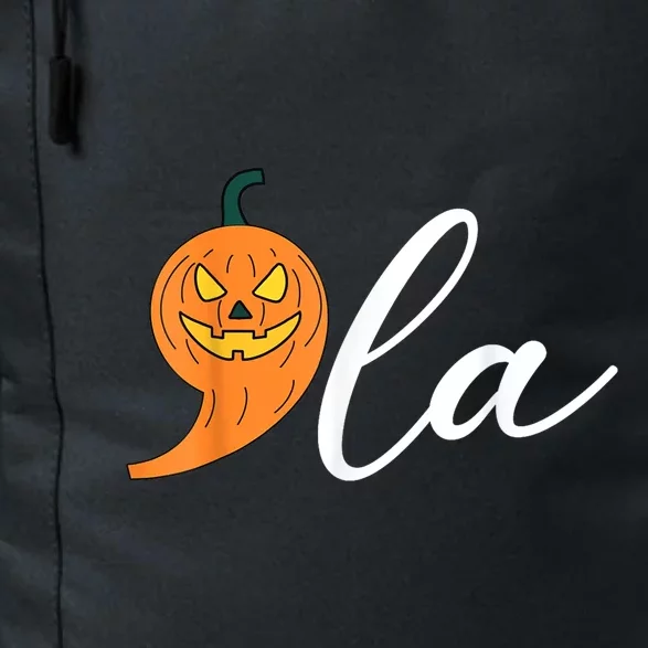 Comma +  La Pumpkin Kamala Harris Save Halloween 2024 Daily Commute Backpack