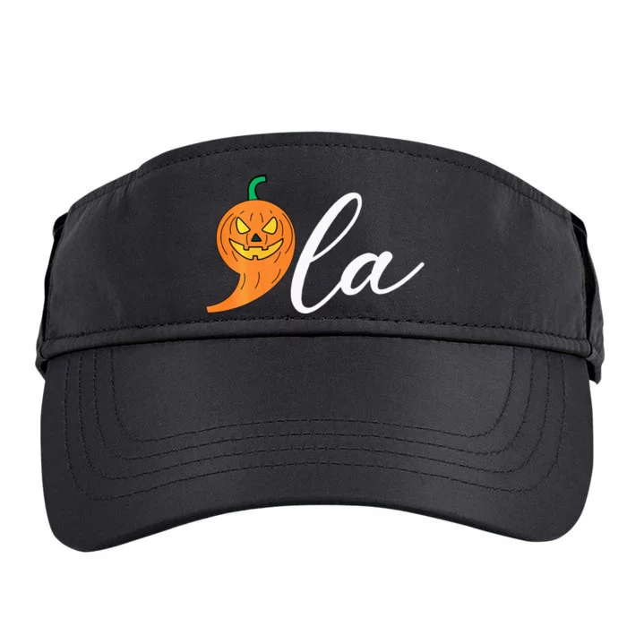 Comma +  La Pumpkin Kamala Harris Costume Halloween 2024 Adult Drive Performance Visor