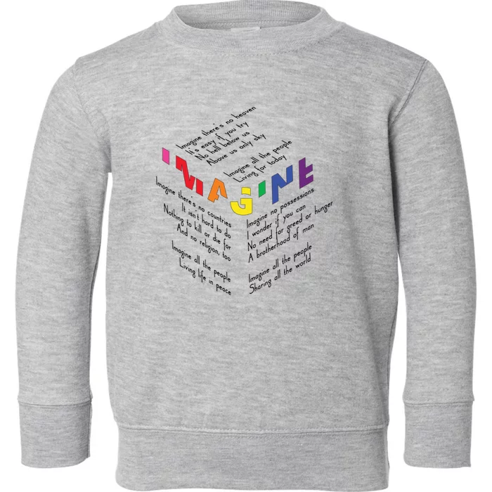 Colorful Lgbtq Pride Poem Lyrics Tee Gift Toddler Sweatshirt