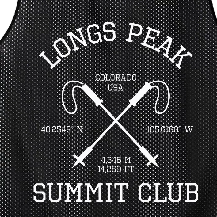 Climbed Longs Peak Summit Club Hike Colorado Usa Mesh Reversible Basketball Jersey Tank