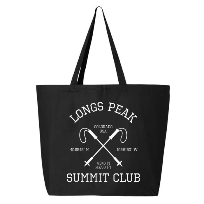 Climbed Longs Peak Summit Club Hike Colorado Usa 25L Jumbo Tote