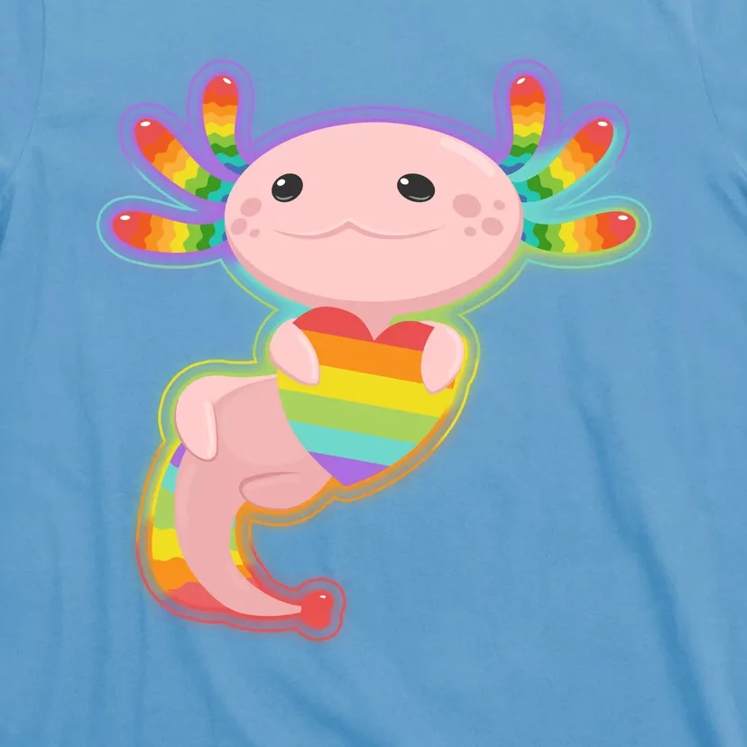 Cute LGBT Pride Axolotl T-Shirt