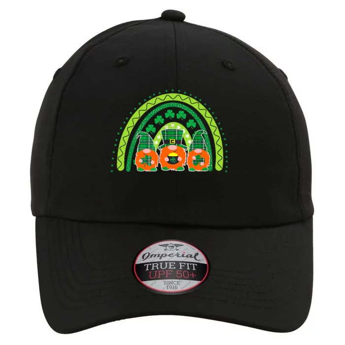 Cute Lucky Rainbow Gnome Happy St Patrick Day Funny Shamrock The Original Performance Cap