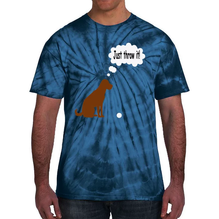 Chocolate Labrador Retriever Funny Lab Dog Tie-Dye T-Shirt