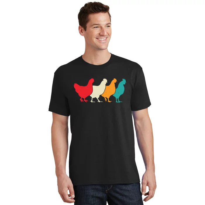 Chicken Lovers Retro Vintage Chicken T-Shirt