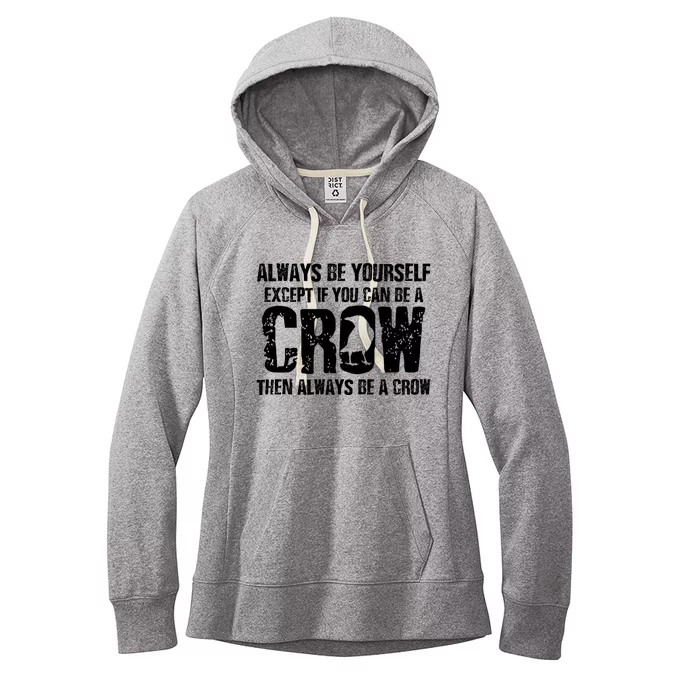 Crow Lover Raven Bird Vintage Women's Fleece Hoodie