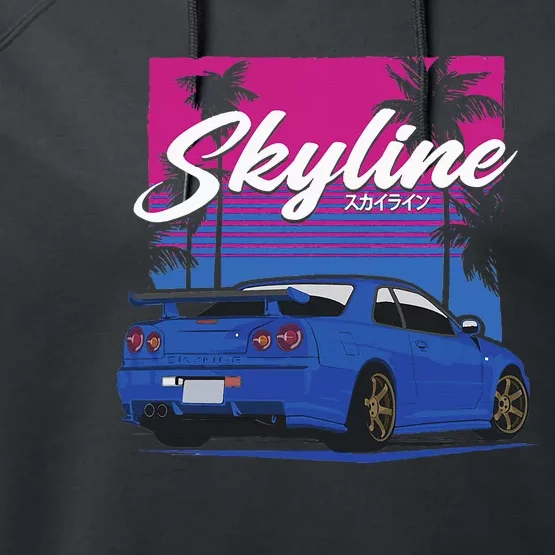 Classic Legendary R34 Jdm Performance Fleece Hoodie