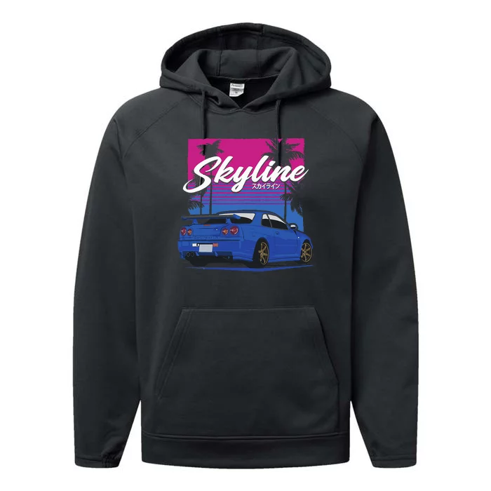 Classic Legendary R34 Jdm Performance Fleece Hoodie