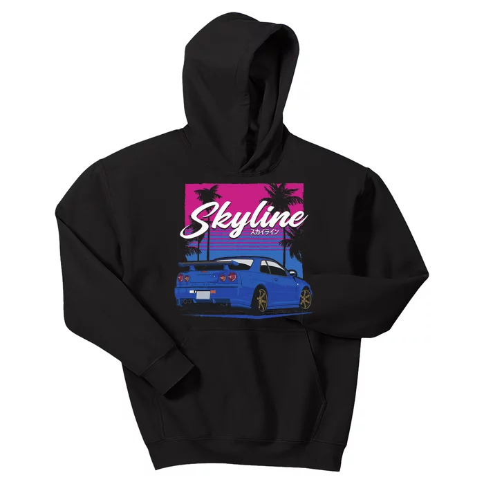 Classic Legendary R34 Jdm Kids Hoodie