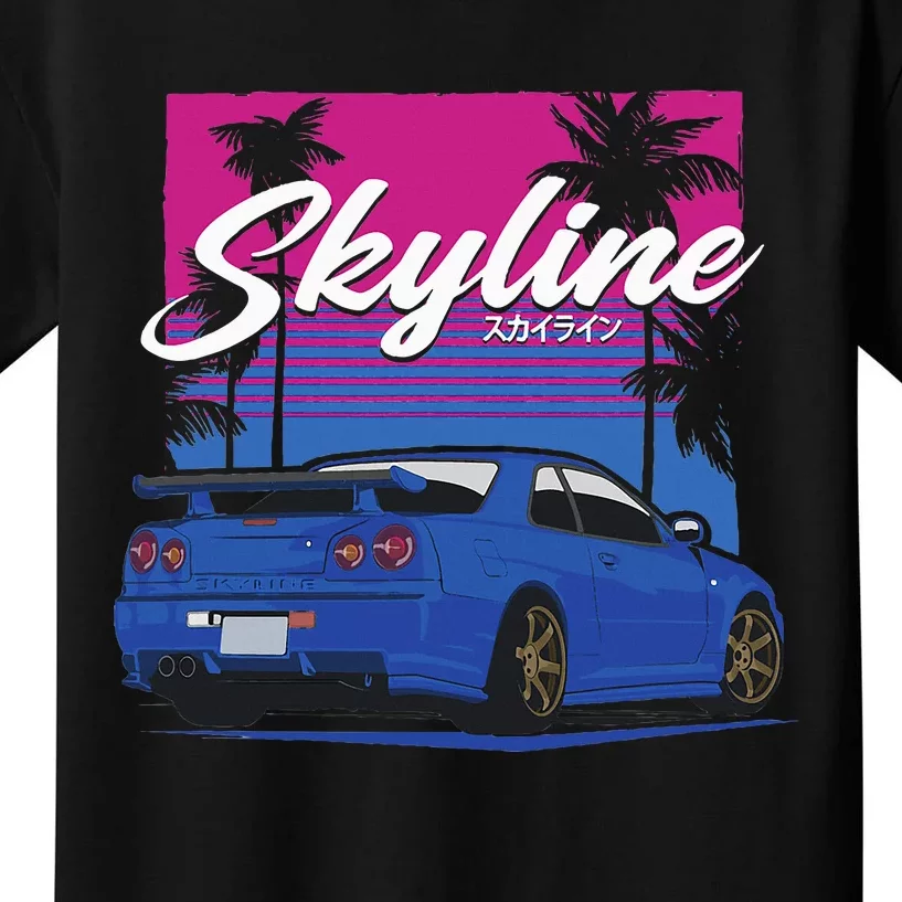 Classic Legendary R34 Jdm Kids T-Shirt