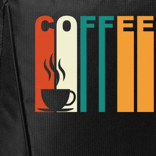 Coffee Lover Retro City Backpack