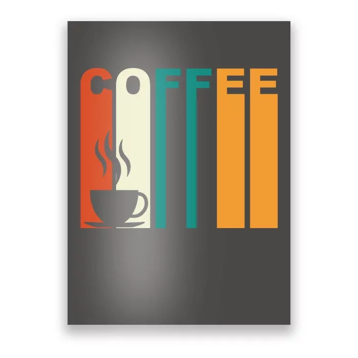 Coffee Lover Retro Poster