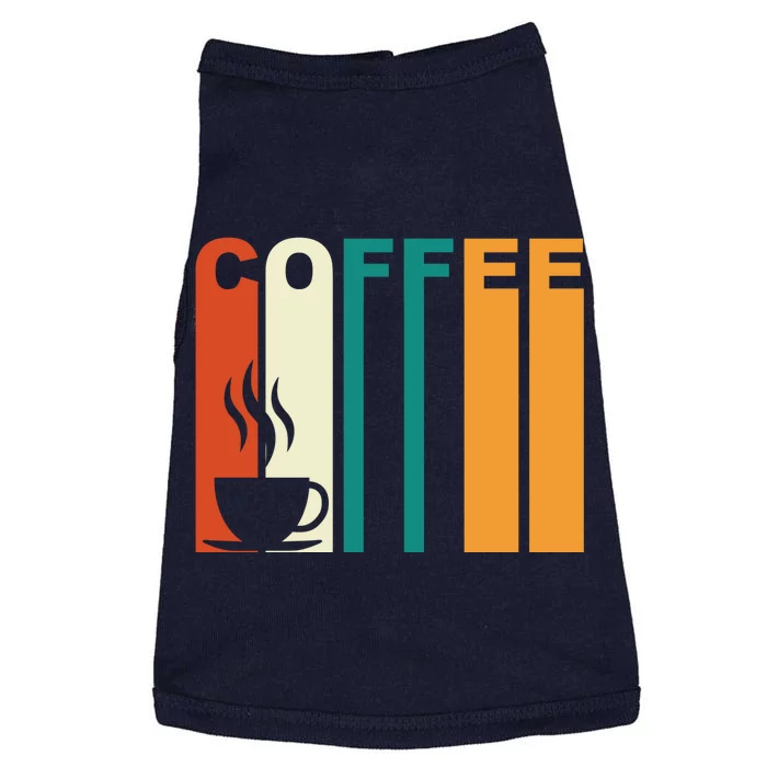 Coffee Lover Retro Doggie Tank