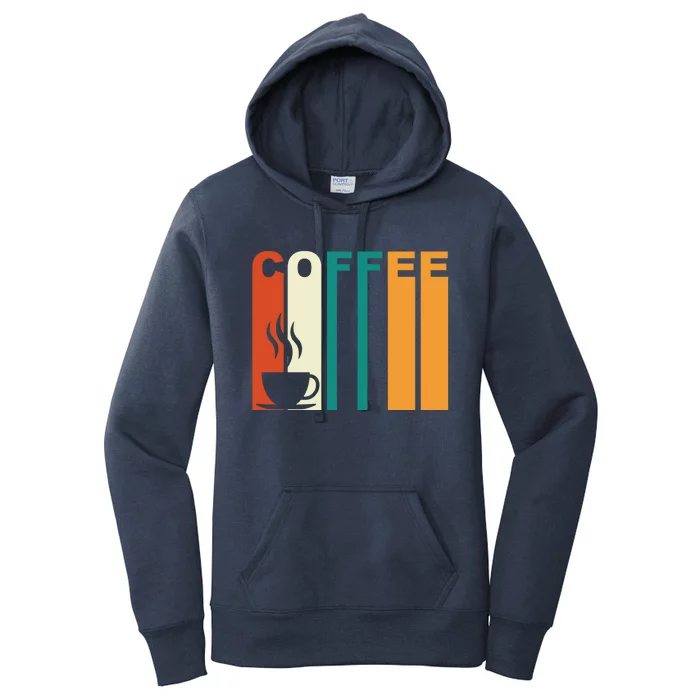 Coffee Lover Retro Women's Pullover Hoodie