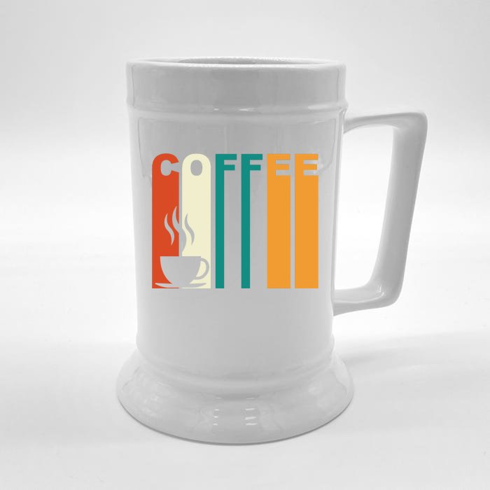 Coffee Lover Retro Front & Back Beer Stein