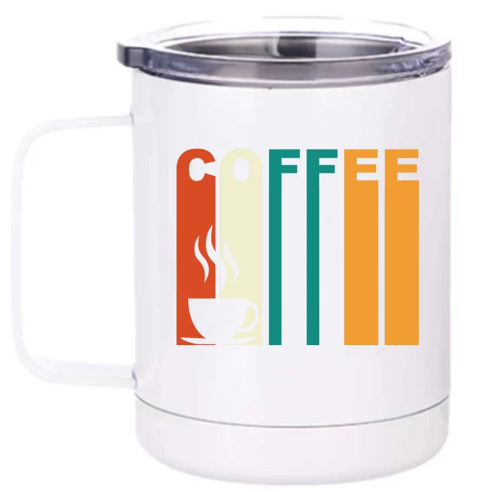 Coffee Lover Retro Front & Back 12oz Stainless Steel Tumbler Cup