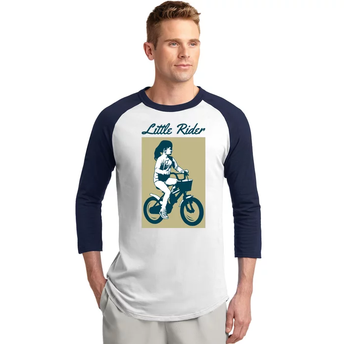 Cycling Little Rider Baseball Sleeve Shirt