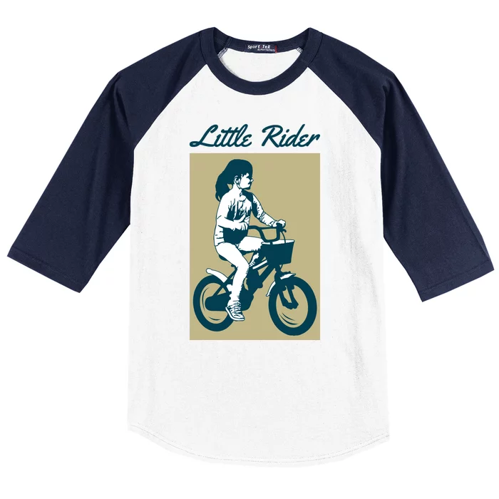 Cycling Little Rider Baseball Sleeve Shirt