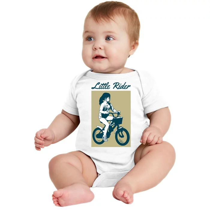 Cycling Little Rider Baby Bodysuit