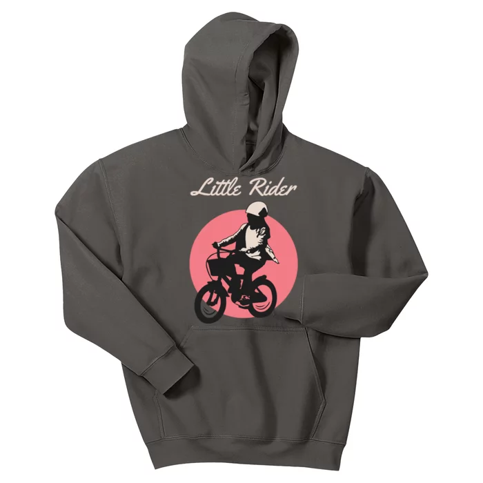 Cycling Little Rider Kids Hoodie