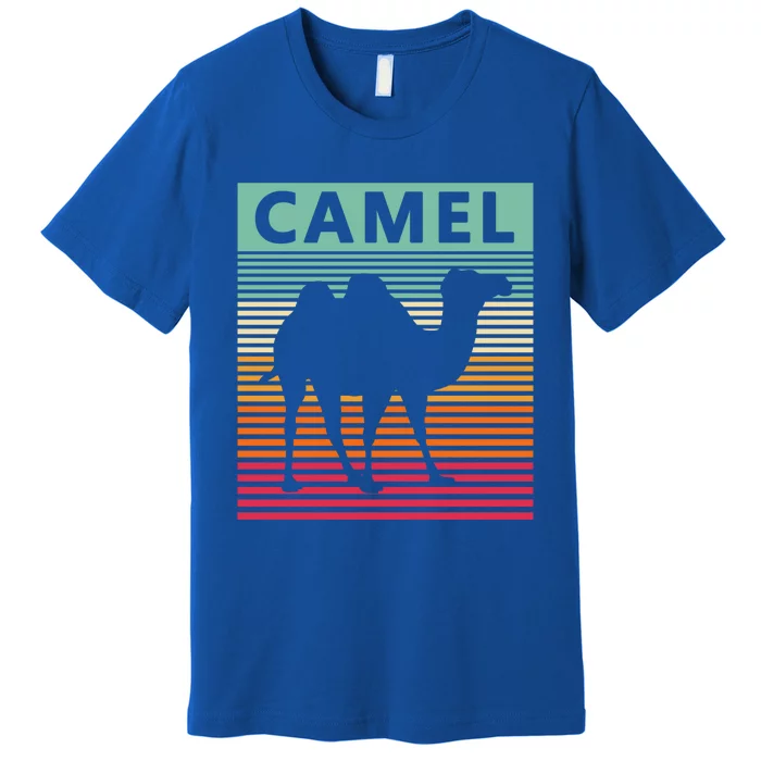 Camel Lover Retro Vintage Camel Gift Premium T-Shirt