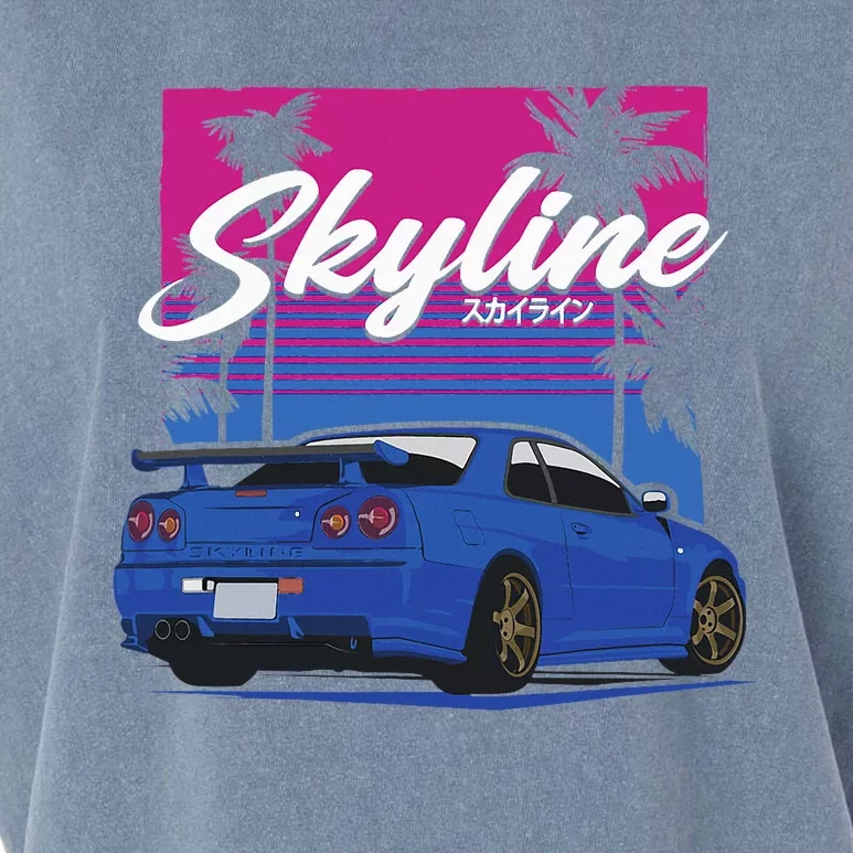 Classic Legendary R34 Jdm Garment-Dyed Women's Muscle Tee