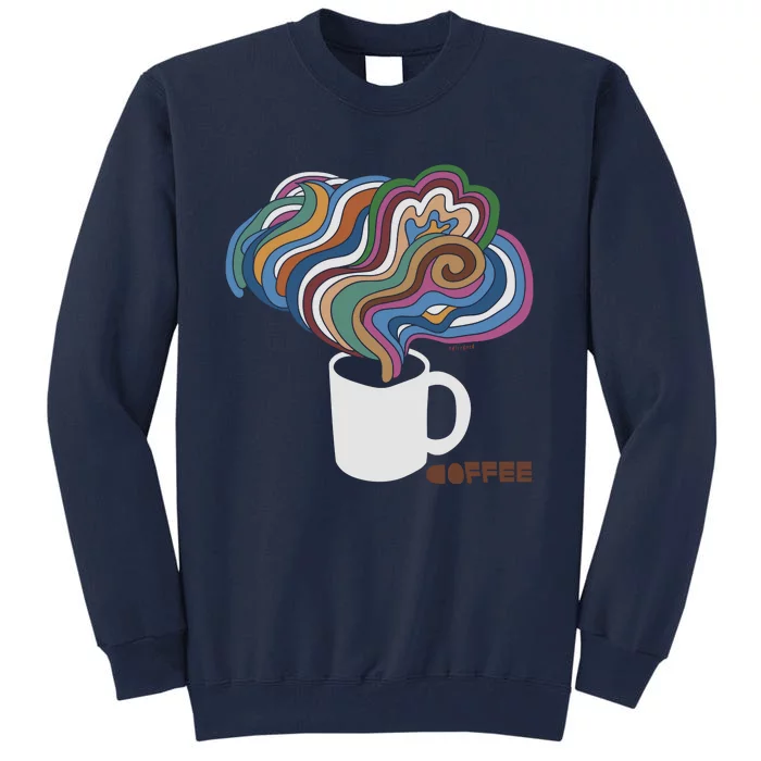 Coffee Lovers Retro B.O.B D.Y.L.A.N Inspired Tall Sweatshirt