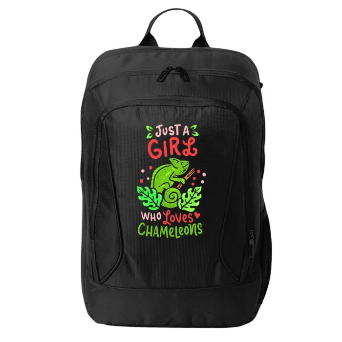 Chameleon Lizard Reptile Pet Cute Gift City Backpack