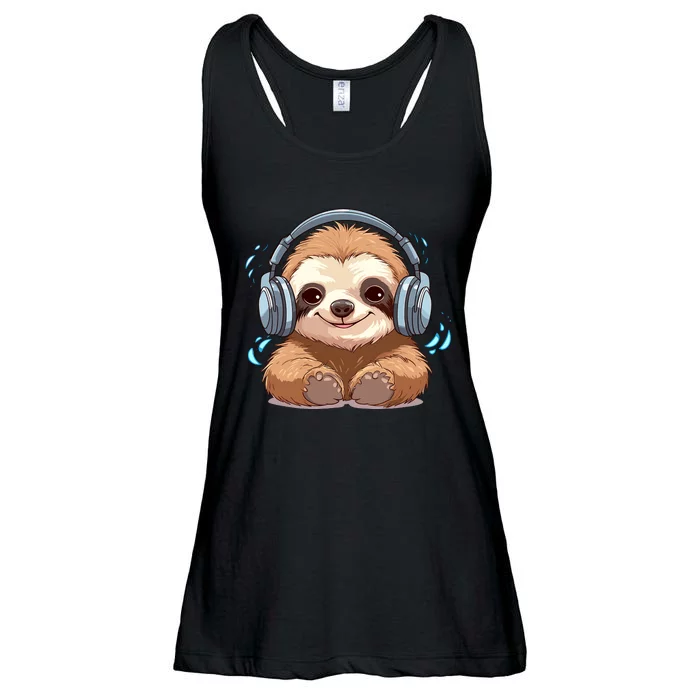 Cute Little Sloth Lover Lazy Sloth Lovers For Ladies Essential Flowy Tank