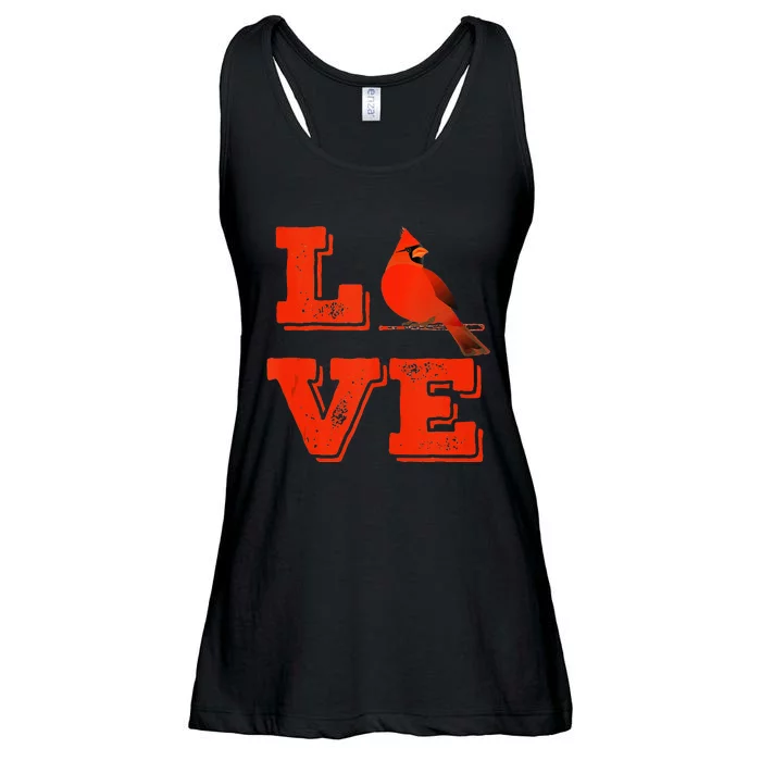 Classic Love St. Louis Missouri Baseball Fan Ladies Essential Flowy Tank