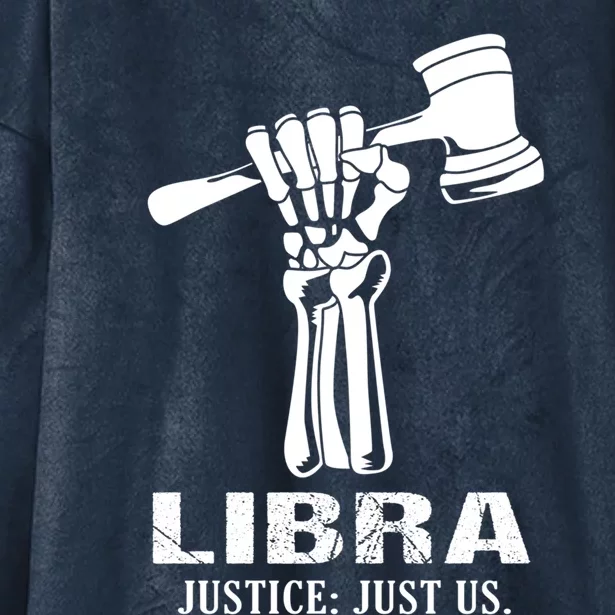 Constellation Libra Scales Of Justice Great Gift Hooded Wearable Blanket