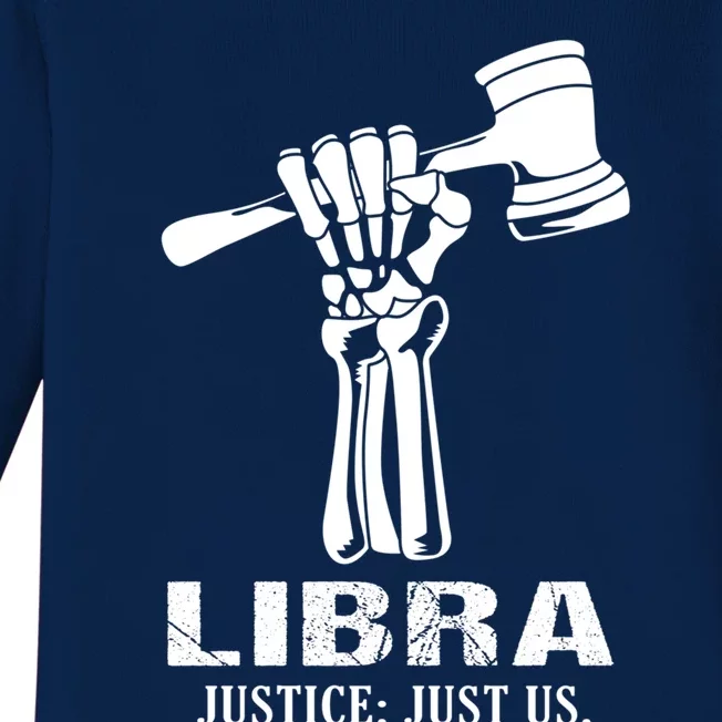 Constellation Libra Scales Of Justice Great Gift Baby Long Sleeve Bodysuit