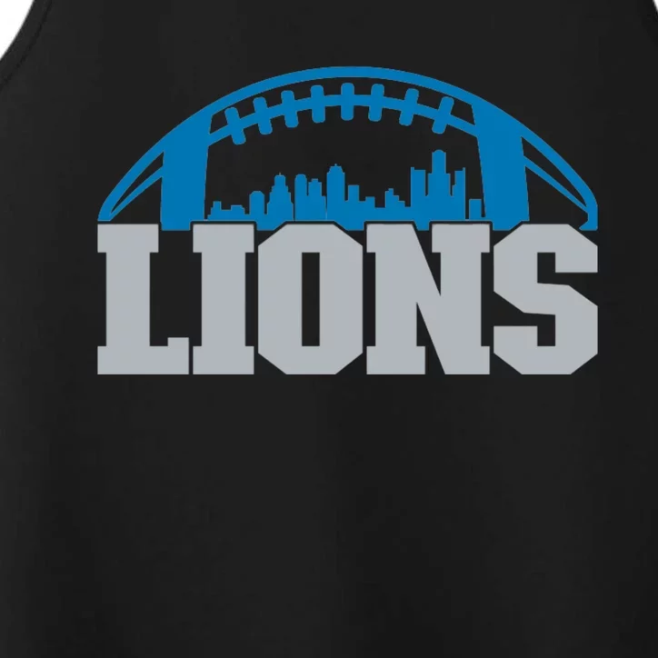 Cool Lions Sports Football With City Performance Tank