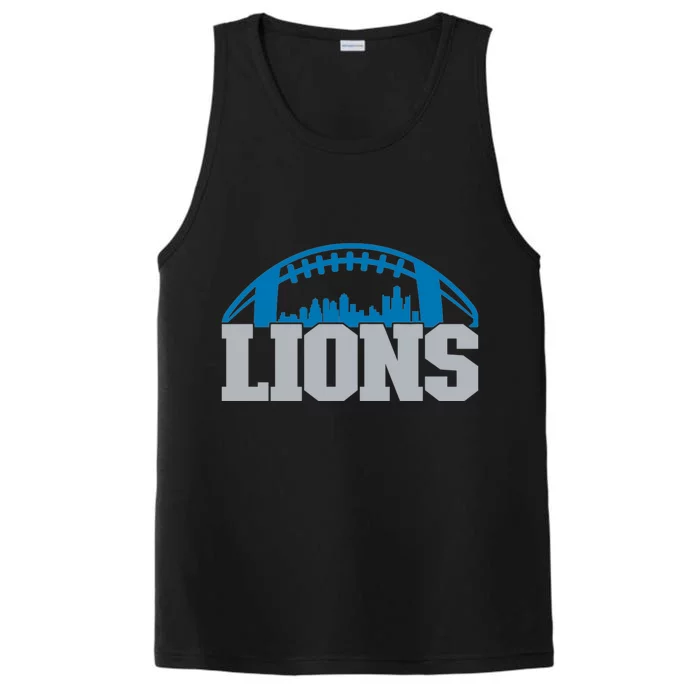 Cool Lions Sports Football With City Performance Tank