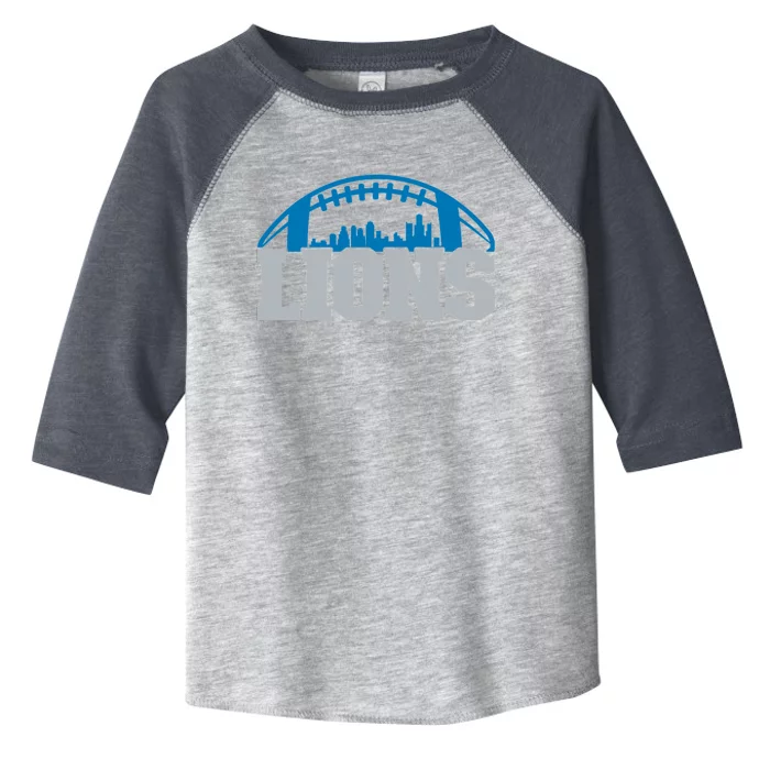 Cool Lions Sports Football With City Toddler Fine Jersey T-Shirt