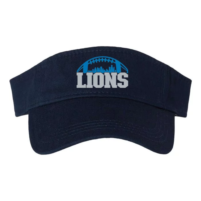 Cool Lions Sports Football With City Valucap Bio-Washed Visor